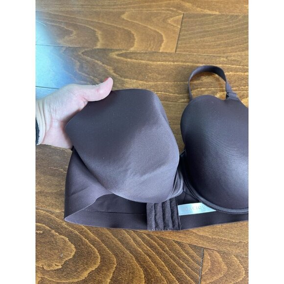 Cacique Lane Bryant Brown Wired Bra Plus 42C Lightly Lined Full Coverage - Picture 2 of 7